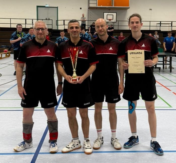 So sehen Sieger aus: Björn, Michele, Lars und Marvin (v.l.n.r.)