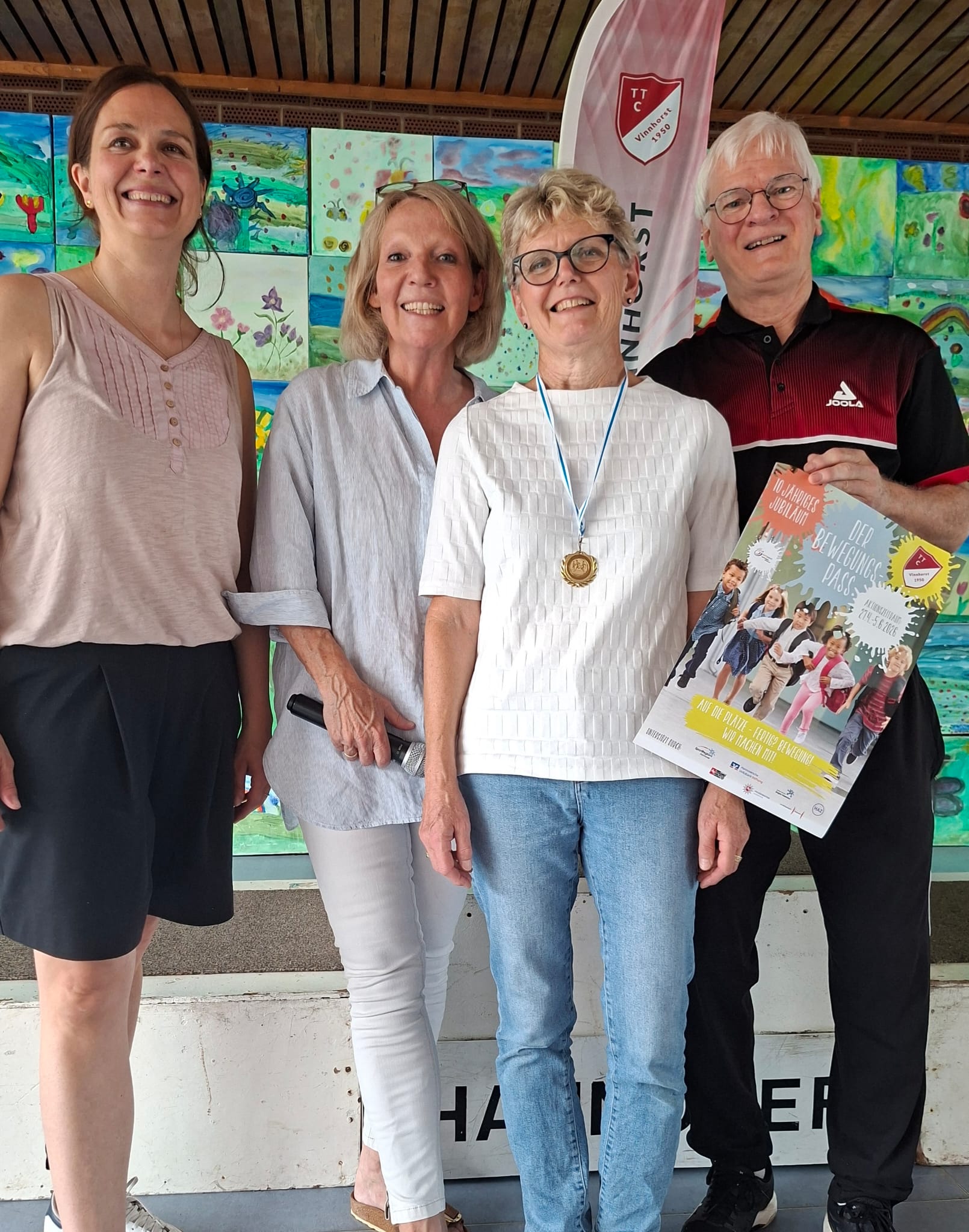 Julia Pannecke, Annette Gro&szlig;, Angelika Bernhard und Rainer Hartig (v.l.n.r.)